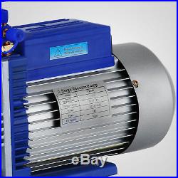 10CFM 2Stages 1HP Refrigerant Vacuum Pump Air Conditioning A/C 2-Stage