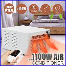 1100W 3754BTU Window Air Conditioner Refrigerated Cooling Heating Remote Timer