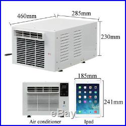 1100W Window Wall Box Refrigerated Air Conditioner Cooler Heat Pump Remote 220V