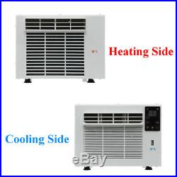 1100W Window Wall Box Refrigerated Air Conditioner Cooler Heat Pump Remote 220V