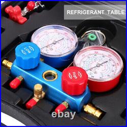 1 Set air conditioning refrigerant Diagnostic Fluorine Tool Gauge meter