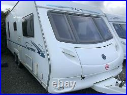 2007 Ace Supreme Globestar-Fixed Island Bed-4 Berth-Twin Axle-Touring Caravan