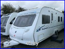 2007 Ace Supreme Globestar-Island Double Bed-4 Berth-Twin Axle-Touring Caravan