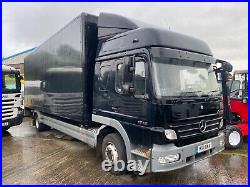2011 Mercedes atego 1218 12 ton double sleeper cab 24ft6 grp box with tail lift