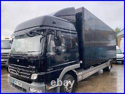2011 Mercedes atego 1218 12 ton double sleeper cab 24ft6 grp box with tail lift