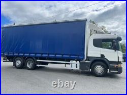 2013 scania p280 6x2 26 ton 28ft curtainsider with tail lift