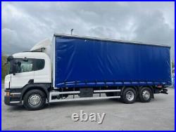 2013 scania p280 6x2 26 ton 28ft curtainsider with tail lift