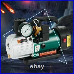 220V 1.8CFM 1 Stage Refrigerant Vacuum Pump Rotary Vane Air Conditioning 20PA