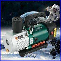 220V 1.8CFM 1 Stage Refrigerant Vacuum Pump Rotary Vane Air Conditioning 20PA