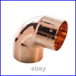 22mm 28mm 35mm 42mm 54mm End Feed Copper Fitting 90 Degree Elbow