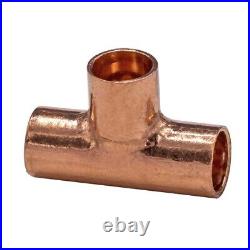 22mm 28mm 35mm 42mm 54mm End Feed Copper Fitting Equal Tee