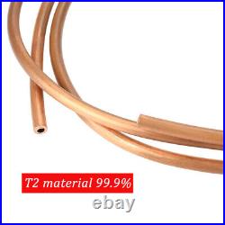 2mm-25mm OD Soft Copper Tube Pipe Coil Air Conditioning DIY Thickness 0.5mm-2mm