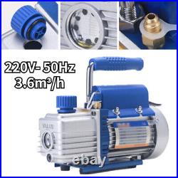 3.6m ³/ h New Single Stage Rotary Vane Vacuum Pump Air Conditioning Refrigerator