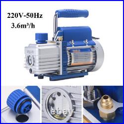 3.6m ³/ h Single Stage Rotary Vane Vacuum Pump New Air Conditioning Refrigerator
