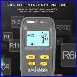 4XDUOYI DY518 Digital Refrigeration Pressure Gauge Air Conditioning Vacuum Pres
