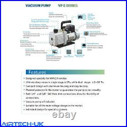 4.5CFM 1/2HP two Stage Vacuum Pump Air Conditioning Refrigeration Vacuum15µ