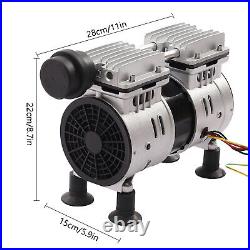 550W Industrial 2 Cylinders Vacuum Pump Air Conditioning Refrigeration 3.6CFM