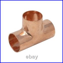 8mm End Feed Copper Fittings Plumbing Straight Coupling Stop End Cap Elbow Tee