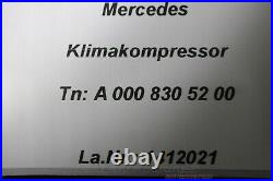 A0008305200 Air-Conditioning Compressor Mercedes W166 ML Gle 400 4 Matic Only