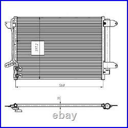 Air Con Condenser 350507 NRF AC Conditioning 5C0820411K