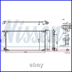 Air Con Condenser 940970 Nissens AC Conditioning 884A002050