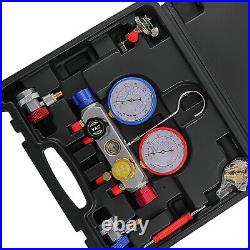 Air Conditioning AC Diagnostic A/C Manifold Gauge Tool Kit Refrigeration Set new