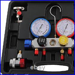 Air Conditioning AC Diagnostic A/C Manifold Gauge Tool Set Refrigeration R22