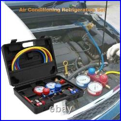 Air Conditioning AC Diagnostic A/C Manifold Gauge Tool Set Refrigeration R-134A