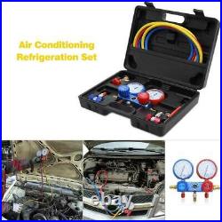 Air Conditioning AC Diagnostic A/C Manifold Gauge Tool Set Refrigeration R-134A