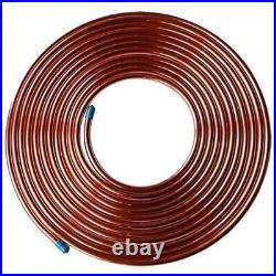 Air Conditioning Copper Tube Refrigeration Grade Pipe 6.4mm 1/4 30m