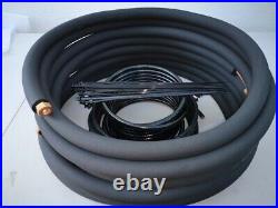 Air Conditioning Pipe Kit Professional Grade (5m) flared, cable & drain included