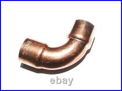 Air Conditioning & Refrigeration Copper Elbow 12.7mm 1/2'' R22 Rf352 10 Pack