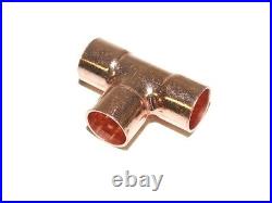 Air Conditioning & Refrigeration Copper Tee 3/8 R410a Rf412 10 Pack
