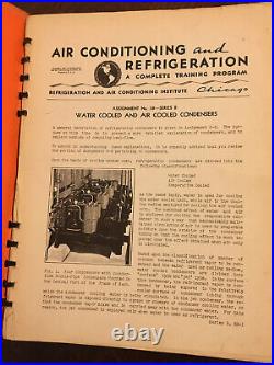 Air Conditioning & Refrigeration, Institute Industrial Training Program 1938