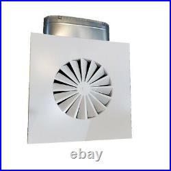 Air Conditioning Swirl Diffuser with box Face size 595 x 595 Neck face 350mm