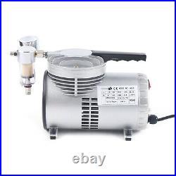Air Vacuum Pump 1/6 HP Oil-free Lubrication Pump Air Conditioning Refrigeration