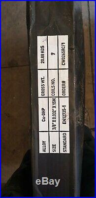 Box of 7 Refrigeration & Air Conditioning Copper Tube 15 mtr Coils 3/8 x0.032