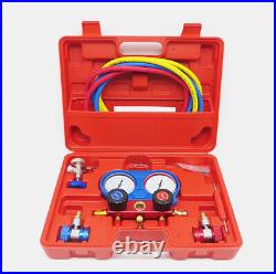 Car Air Conditioning R134A Refrigerant Recharge Manifold Gauge Maintenence Tool