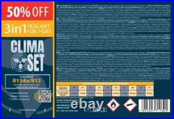 ClimaSet Air conditioning 3in1, refrigerant Kit R134a, Air conditioner 2x235g ClimaSet Air conditioning 3in1, refrigerant Kit R134a, Air conditioner 2x235g