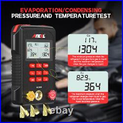 Digital Manifold Gauge A/C Temperature Diagnostic Tool Vacuum Pressure Leak Test