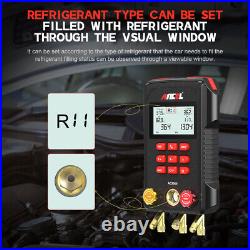 Digital Manifold Gauge Meter A/C Refrigeration Pressure Vacuum Temperature Test