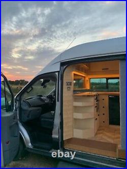 Ford transit campervan conversion, camper, off grid, motorhome, day van