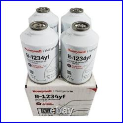 Honeywell R1234yf Auto A/C Air Conditioning Refrigerant Freon Gas 8oz 04 Cans