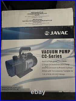 Javac CC-141 Vacuum Pump Dual Voltage Refrigeration Air Conditioning Use 5.3 CFM