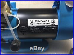 Javac Minivac 2 M V2 2 Stage Air Conditioning A/C Refrigeration Vacuum Pump