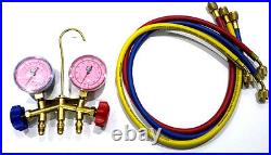 Jb Air Conditioning Refrigeration Manifold Gauge Set R410a With Hoses M2-21526