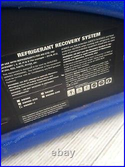 Mastercool 110v Air Conditioning HVAC Refrigerant Recovery Machine 69000 110v