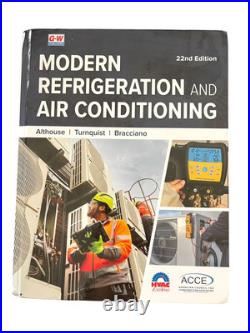 Modern Refrigeration & Air Conditioning 22nd Textbook Hardcover, Great Condition