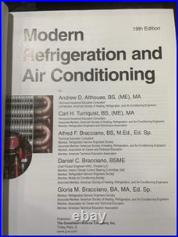 Modern Refrigeration and Air Conditioning 19th Edition Althouse Turnquist Modern Refrigeration and Air Conditioning 19th Edition Althouse Turnquist
