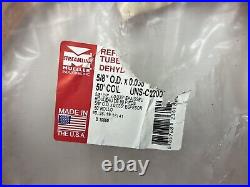 Mueller Industries 657R Coil Copper Tubing, 5/8 In Outside Dia, 50 Ft Length